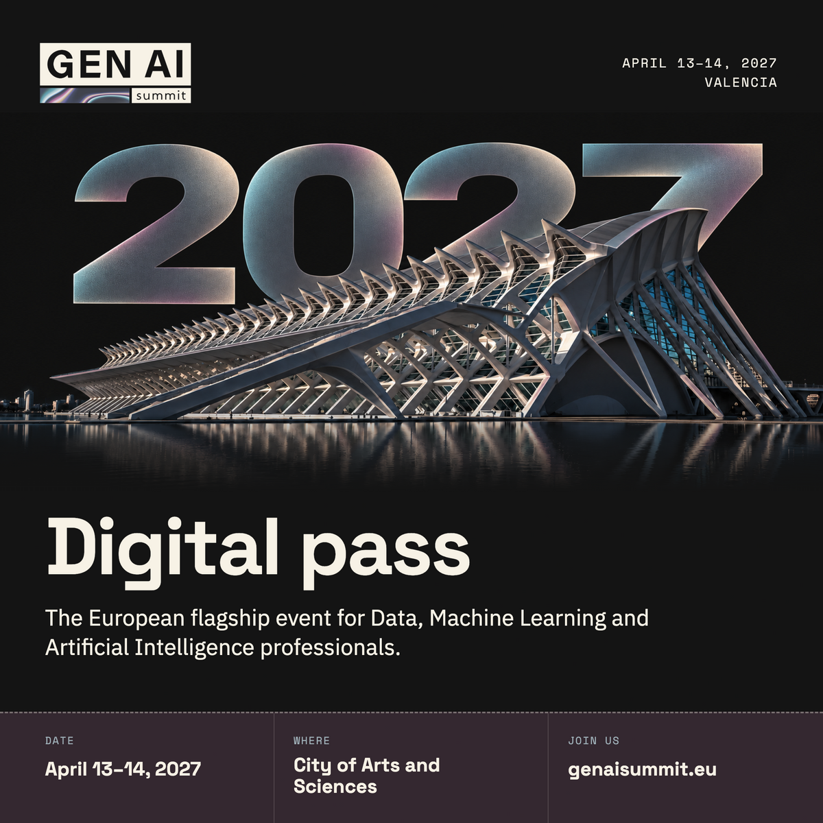 GenAI Summit EU 2027 Pass